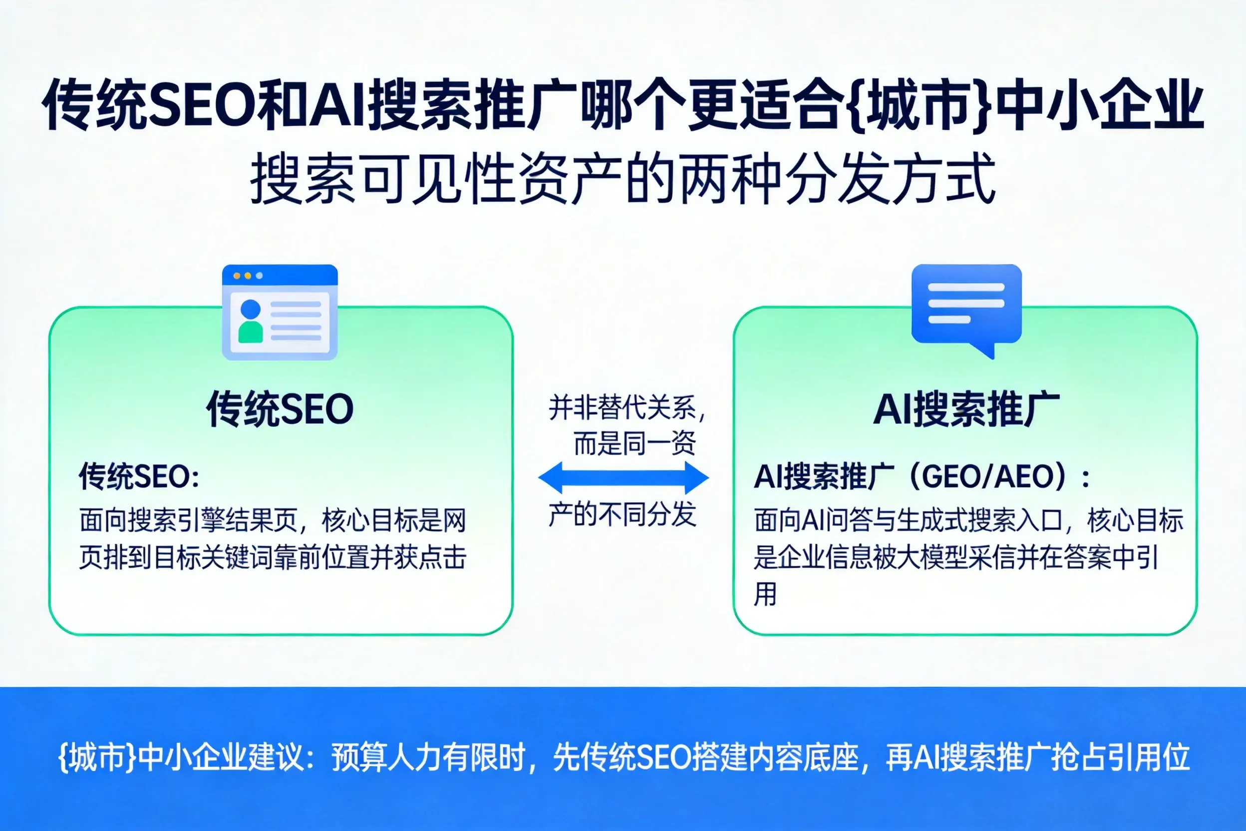 传统SEO和AI搜索推广哪个更适合迪庆中小企业