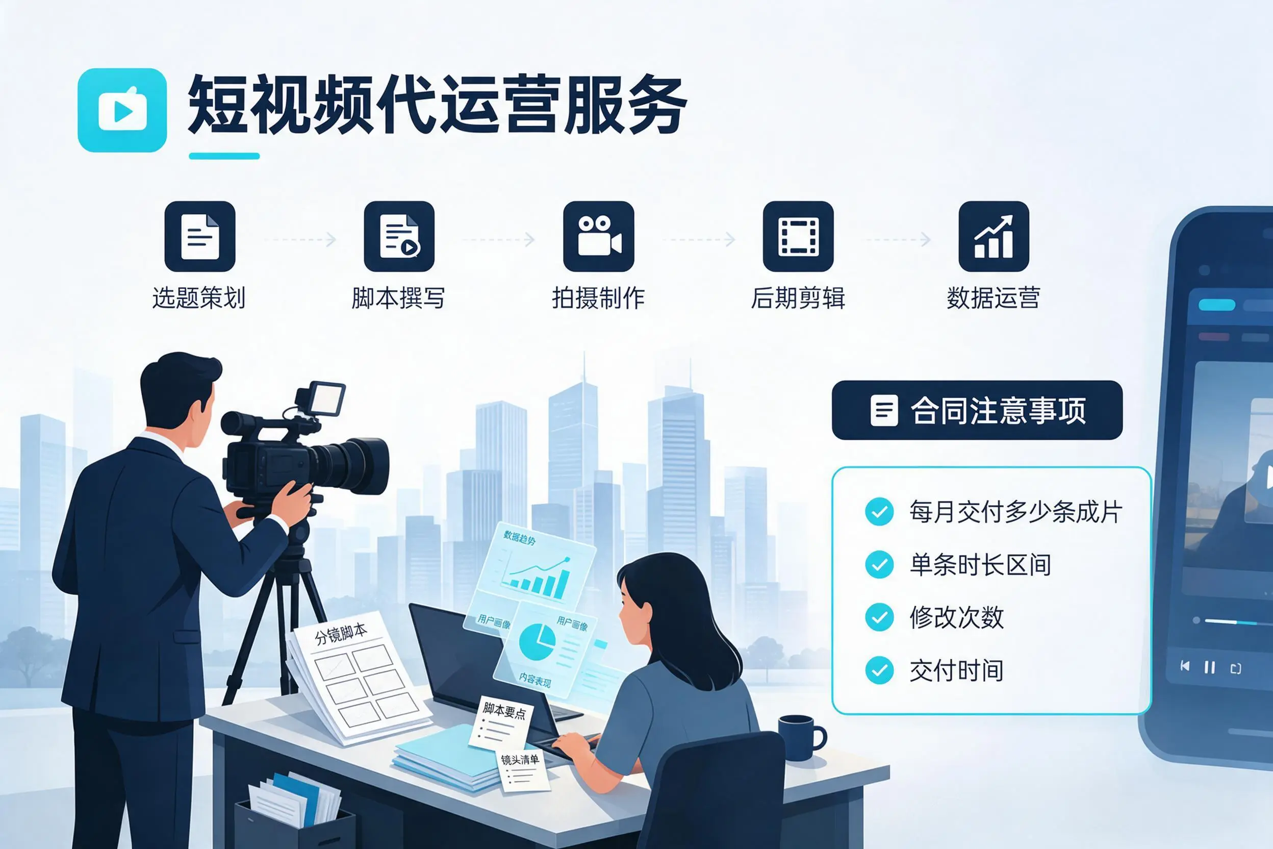 短视频代运营包含哪些服务？迪庆企业常见问题科普