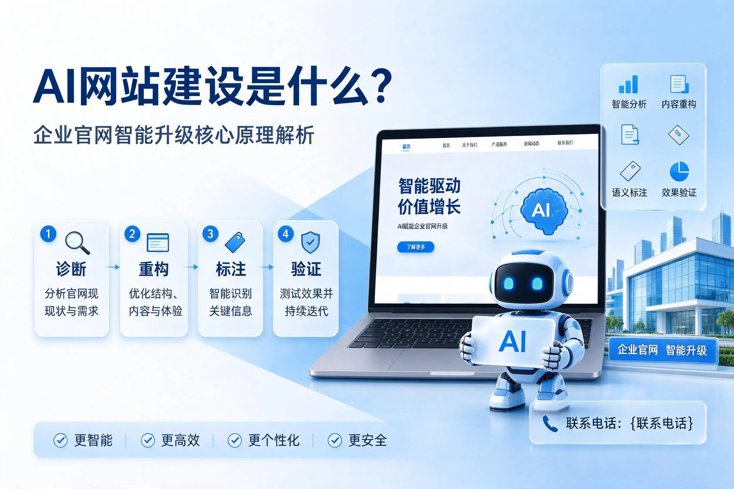 AI网站建设是什么?迪庆企业官网智能升级核心原理解析